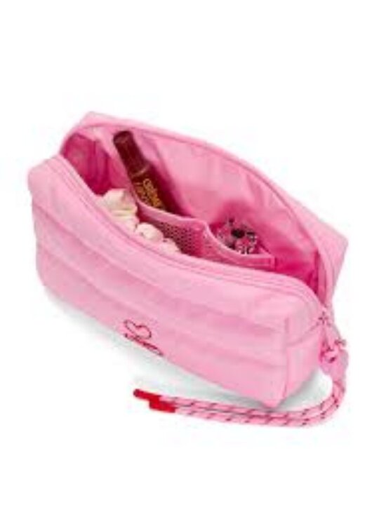 PINK Victoria's Secret Handbags - PINK Quilted Puffer Makeup Bag | Cosmetic Case